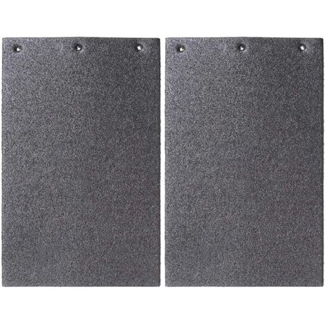 2x Plaque d'appui en Carbone pour Ponceuse 3 Trous 172x110mm 424057-1 Tapis Arrière pour Ponceuse Compatible avec Makita M9400B 9403 MT190 MT9