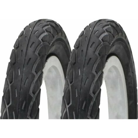 2x Pneu 12 1/2x2 1/4" (62-203) noir vélo cycle enfant draisienne vtt poussette