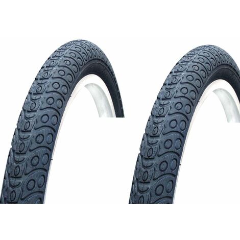 2x Pneu vélo 20X2.125 (54-406) BMX dirt bike VTT universel noir