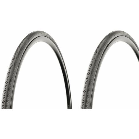 2x pneu vélo 26x1 (25-559) ville city slick route randonneuse VTT