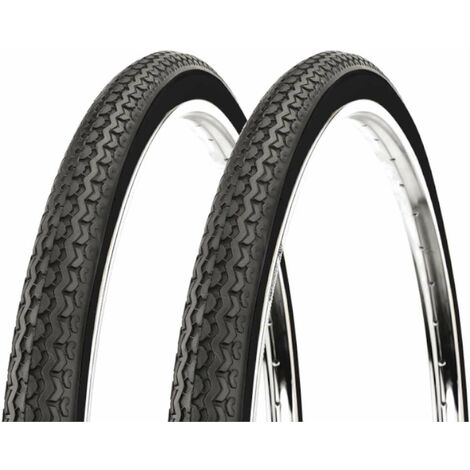 2x Pneu vélo 650 x 35B (35-584) 26 x 1 1/2 et 27,5 x 1,40 noir cycle ville route vtc chemin