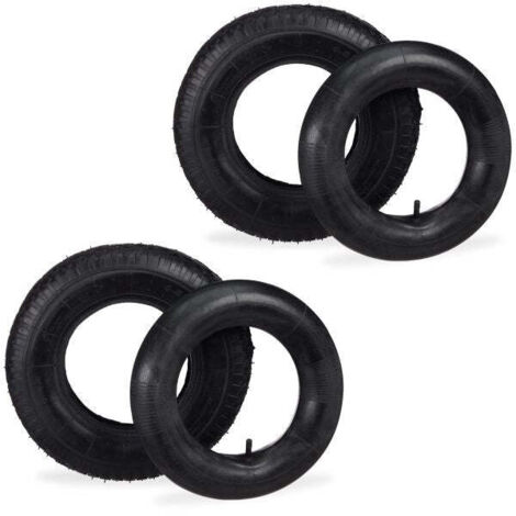 2x pneumatici 4.00-8 per carrello portatile con camera d'aria