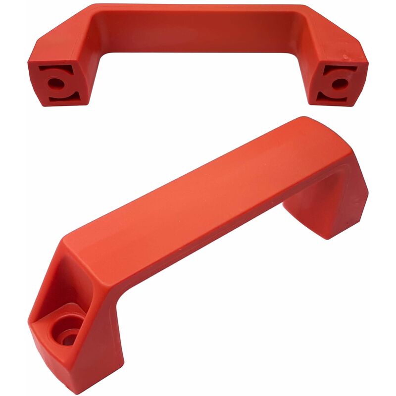 Cyclingcolors - 2x Poignée armoire industrielle 130mm porte machine outil usine garage fabrication, rouge