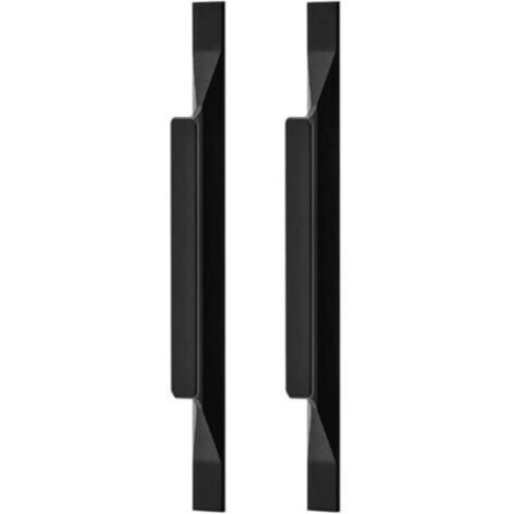 2x Poignées Européennes en Alliage D'aluminium Armoires de Cuisine Tire Poignées de Penderie Tirette Longueur Totale 160mm, Distance du Trou 96mm