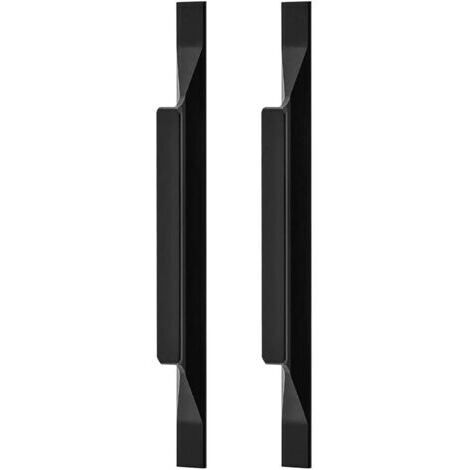 2x Poignées Européennes en Alliage D'aluminium Armoires de Cuisine Tire Poignées de Penderie Tirette Longueur Totale 160mm, Distance du Trou 96mm