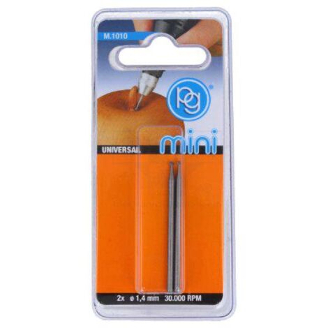 2x Pointes compatible avec graveur - Diametre 1.4mm - Diametre du mandrin 2.35mm - Ref 10