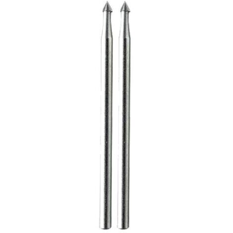 2x Pointes compatible avec graveur - Diametre 2.3mm - Diametre du mandrin 2.35mm - Ref 70
