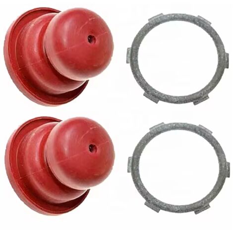 2x Pompe d'amorçage 632694 avec trou et anneau pour Tecumseh 632694A Ampoule d'amorçe Poire Carburateur Débroussailleuse Tondeuse Tracteur Carburant Essence