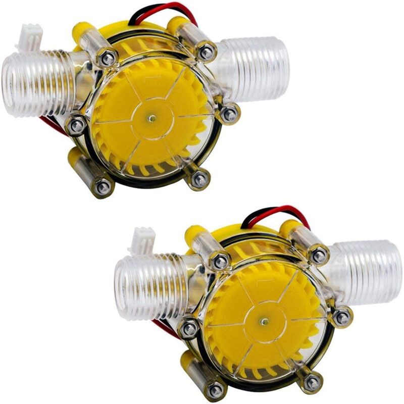 Lling - 2X pompe à débit d'eau 10W générateur 12V Conversion hydraulique de débit de Turbine