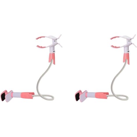 2X Porte-Bouteilles pour Porte-Bouteille à Main Libre pour Biberon en Rack Porte-Biberon pour Eau, Support de Soins Infirmiers Sentez-Vous Libre de Plier Clip de Soutien