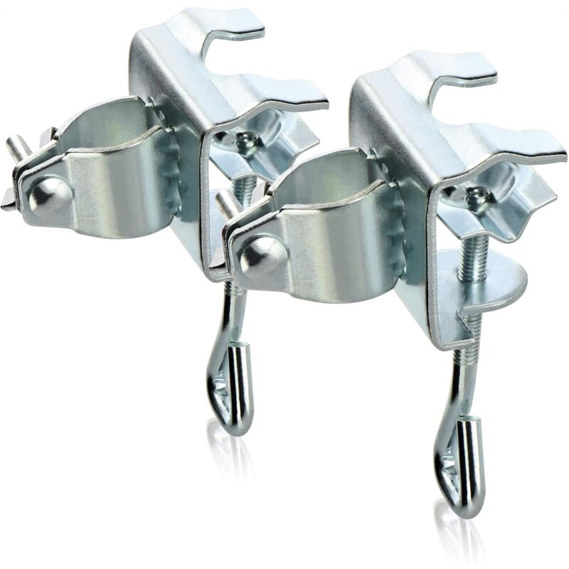 Aougo - 2X Porte-Parapluie - Porte-Parapluie pour Balustrade ou Table de Balcon - Porte-Parapluie pour Balcon et terrasse (ø 19-32mm - 2 pièces)