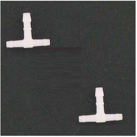 2x raccord de durite en T diamètre 3mm + 4mm + 3mm réducteur adaptateur tuyau carburant tondeuse tracteur voiture scooter