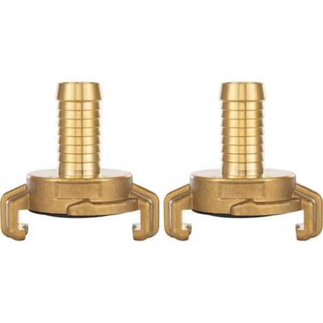 2x Raccord Rapide en Laiton 1/2 pouce Douille (Raccord système Geka 1/2 pouce Douille)