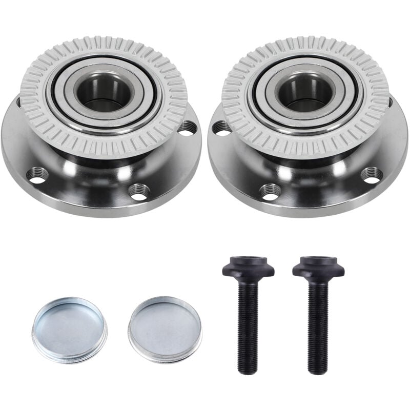 Image of 2x Radnabe Radlagersatz for Audi A4 8E2 B6 1.6L/1.8L/1.9L/2.0L/2.4L/2.5L/3.0L