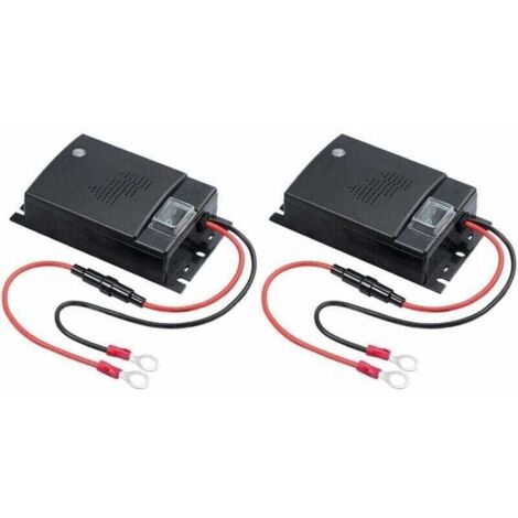2X Répulsif à ultrasons Répulsif Automatique à ultrasons pour Animaux/Souris/Rats, Contrôle antiparasitaire Automatique 12V Véhicule de défense Contre Les rongeurs Protection des véhicules