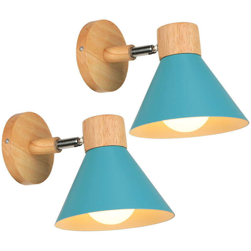 Image of (2X) Retro Indoor Wall Light Metal&hellip;