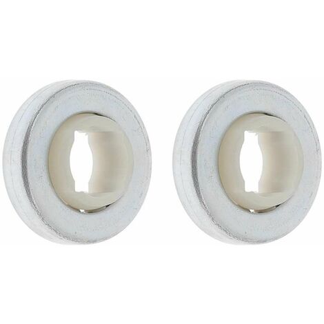2x Roulement à billes de volet roulant Ø extérieur 28mm Ø intérieur 12mm et carré 10mm en acier et nylon Fenêtre Store Ouverture Fermeture Caisson Treuil Cage Emboutie