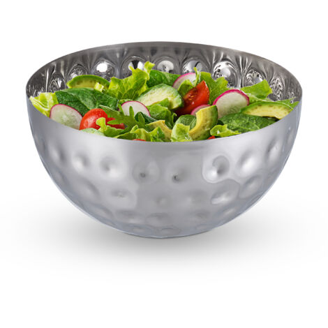 Relaxdays Beurrier Acier Inoxydable Argent 6 X 19,5 X 13 Cm Pour Beurre 250 G Ou Fromage, Argenté