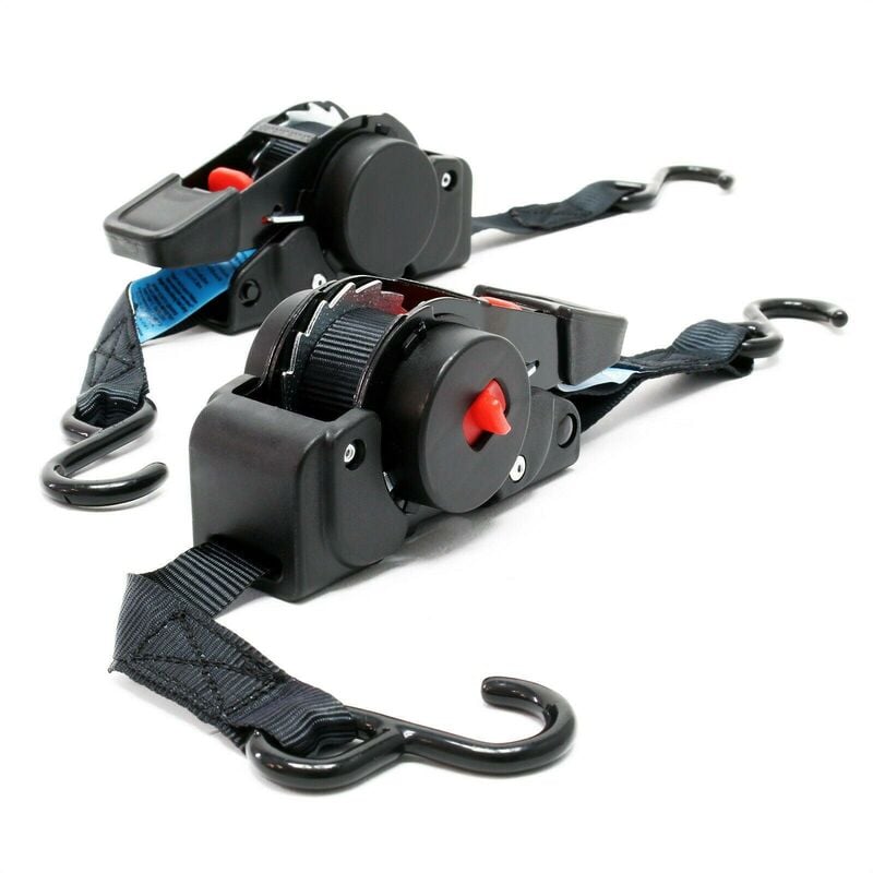 Lot de deux sangles d'arrimage automatique 100 daN