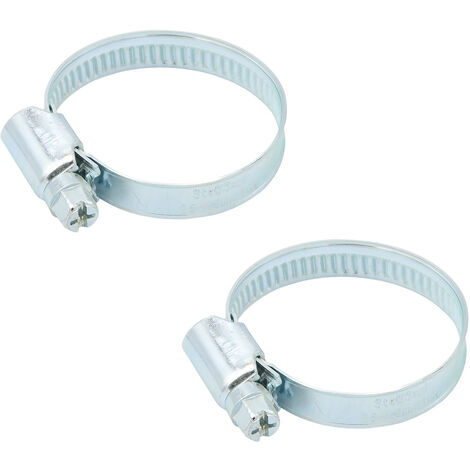 2x Schlauchschelle 25-40mm 1" Zoll Schlauchklemme verzinkt