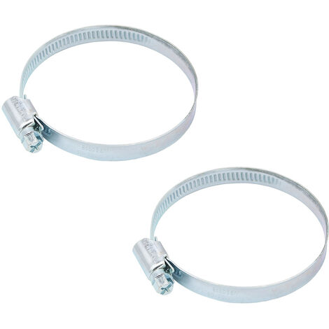 2x Schlauchschelle 50-70mm 2 Zoll Schlauchklemme verzinkt