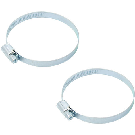 2x Schlauchschelle 60 - 80 mm Schlauchklemme verzinkt