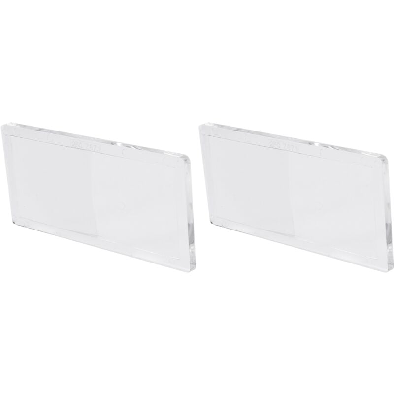 Image of 2X Schweißhelm Vergrößerungsglas Dioptrien 2,0 Außenmaß 107 mm x 50 mm für Schweißmaske