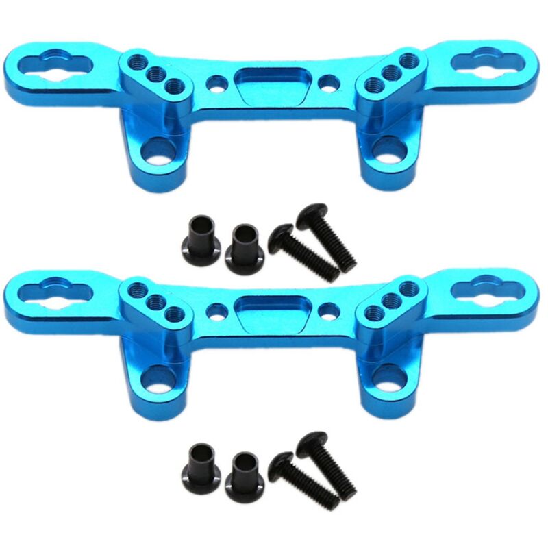 Image of 2X StoßDäMpfer Strebe Aus Metall Vorne/Hinten Bleibe für TT02 TT-02 1/10 rc Auto Upgrade Teile