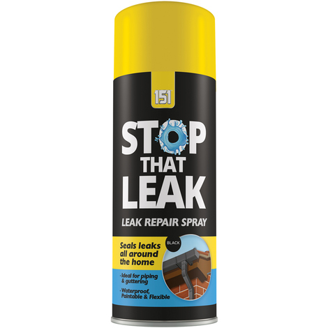 2x Stop That Leak 151 Repair Spray Piping Guttering Window Roof 2x Stop That Leak 151 Repair Spray Piping Guttering Window Roof Sealer Black P 878423 9137174 1 Jpg