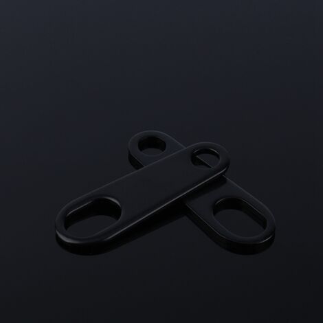 2X Supports de Phare Anti-Choc Noir pour Custom Bobber Moto