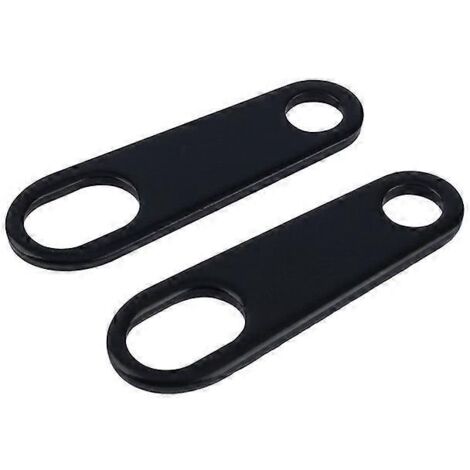 2X supports de phare avant noir brouillard pour moto custom Bobber, supports chocs robustes, montage facile, compatible chopper cruiser.