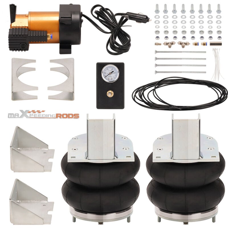Maxpeedingrods - 2x suspension pneumatique + compresseur 12 v for Iveco Daily 35S 35L 06-14