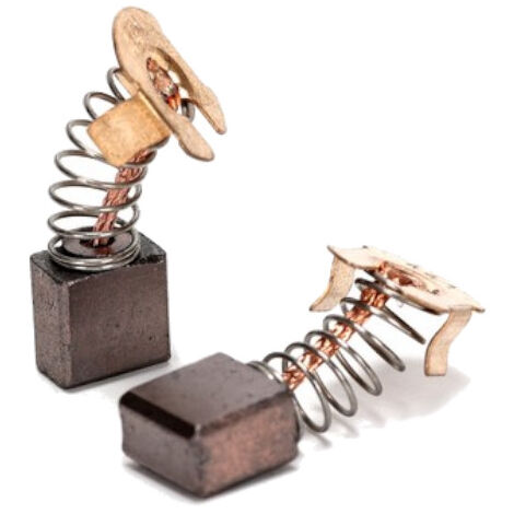 2x Trade-Shop Bronze Motorkohlen Kohlebürsten Schleifkohlen 7 x 10,8 x 11mm kompatibel mit Makita BUC250 BUH550 BUH650 HR262TD UC250D UH550D UH650D DHR263