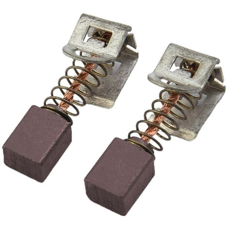 2x Trade-Shop Bronzekohlen Kohlebürsten Schleifkohlen 6x7,5x9mm kompatibel mit Bosch GSR 14,4 VE-2, GSB 24 VE-2, GSB 18 VE-2 ersetzt 2607034904
