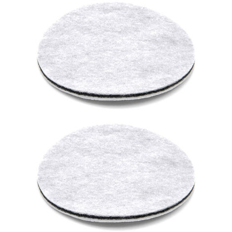 2x Trade-Shop Fettdunst-Filter / Fritteusen-Filter kompatibel mit SEB Tefal Fritteuse ersetzt SS-984689, 1500984689 / 140mm Durchmesser, Vlies