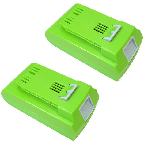 2x Trade-Shop Li-Ion Akku 24V / 2000mAh für Alpina BLA 24 Li C 24 Li H 24 Li MT 24 Li T 24 Li 270401020 BT 4024 Powerworks 32CM P24LM32 P24AB P24ST