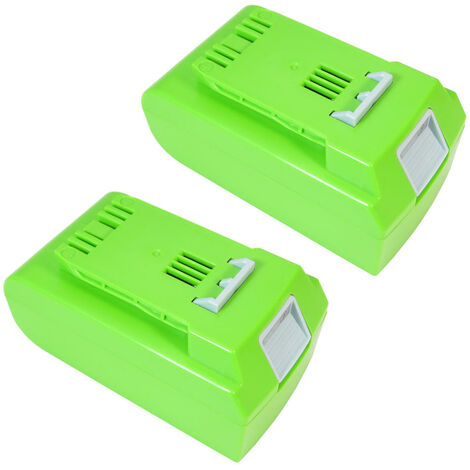 2x Trade-Shop Li-Ion Akku 24V / 4000mAh für Alpina BLA 24 Li C 24 Li H 24 Li MT 24 Li T 24 Li 270401020 BT 4024 Powerworks 32CM P24LM32 P24AB P24ST