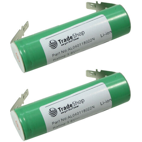 2x Trade-Shop Li-Ion Akku 3,6V / 2200mAh kompatibel mit Black & Decker  KC460 KC460LN KC360LN PP360LN-QW AS36LN KC460LN-QW BDCS36G GSL200