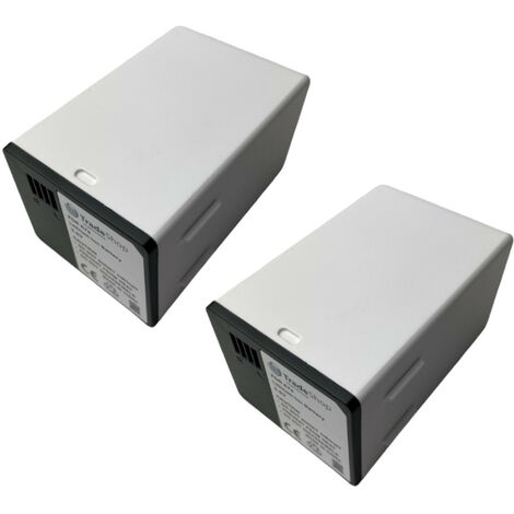 2x Trade-Shop Li-Ion Ersatz-Akku 3,6V / 15000mAh kompatibel mit Arlo Go 2, Pro 3, Pro 4, Pro 4X, Ultra 2, VML2030, FB1001, VMA5400 Überwachungskamera