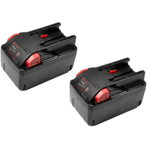 2x Trade-Shop Li-Ion Werkzeug-Akku 28V / 5000mAh kompatibel mit Würth Akkuschrauber BS 28-A Combi, 28V Akku, Master H 28-MA, 28V ersetzt 0700956730