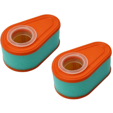 2x Trade-Shop Luftfilter inkl. Vorfilter kompatibel mit Briggs & Stratton 090602 100602 100605 100607 100802 100807 101602 Rasenmäher Aufsitzmäher