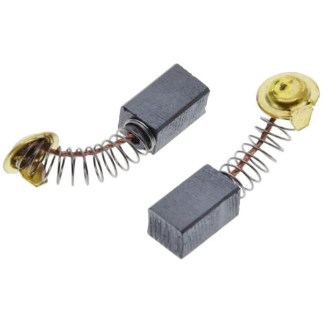 2x Trade-Shop Motorkohlen Kohlebürsten 6,5x7,5x12/14mm kompatibel mit Einhell TC-SM 2131, TH-SM 2131, BT-SM 2131 Zug-Kapp-Gehrungssäge