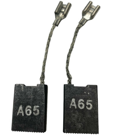 2x Trade-Shop Motorkohlen Kohlebürsten (Aufschrift A65/A69) 6x16x24mm kompatibel mit Bosch MH 10-SE, 11316EVS, 11223EVS ersetzt 1.617.014.126