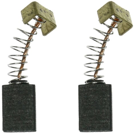 2x Trade-Shop Motorkohlen Kohlebürsten Schleifkohlen 5x8x12mm kompatibel mit Einhell HEC 551 Heckenschere, Royal HEC 551 / mit Auto-Stop