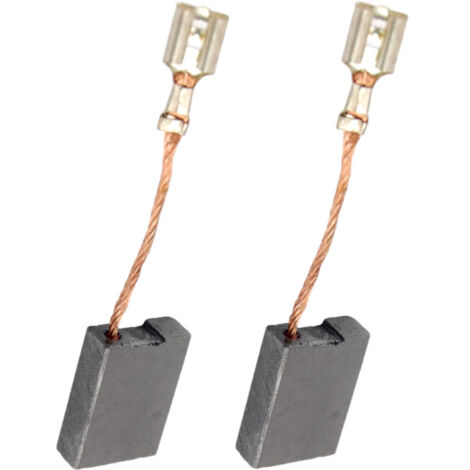 2x Trade-Shop Motorkohlen Kohlebürsten Schleifkohlen 6 x 16 x 25mm kompatibel mit Black & Decker AST 20 XC, BPGL 2007, BPGL 2009 Winkelschleifer