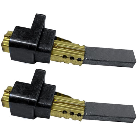 2x Trade-Shop Motorkohlen Kohlebürsten Schleifkohlen 6,3x11x32mm mit Halter kompatibel mit LG 4681FI2467A 4681FI2462C VKC402CTQ.AXRQLFS Staubsauger