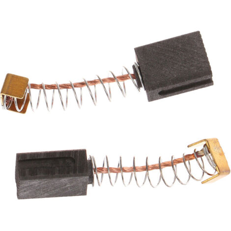 2x Trade-Shop Motorkohlen Kohlebürsten Schleifkohlen 6x10x14mm für Parkside PBH 1500 A1 Bohrhammer, DURO DMS 710 E Elektrosäge / mit Auto-Stop