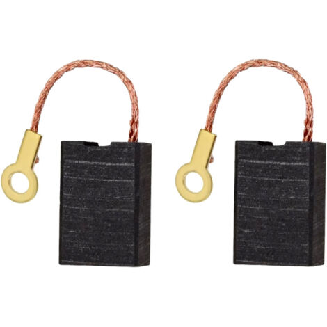 2x Trade-Shop Motorkohlen Kohlebürsten Schleifkohlen 8x13x19mm kompatibel mit Parkside PWS 230 A1 Winkelschleifer / mit Auto Stop