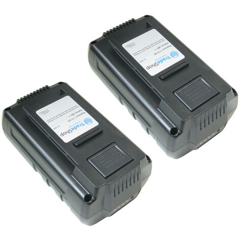 2x Trade-Shop Premium Li-Ion Akku 36V / 4000mAh / 144Wh für Al-Ko HT 4055 Akku-Heckenschere LB 4060 Akku-Laubbläser