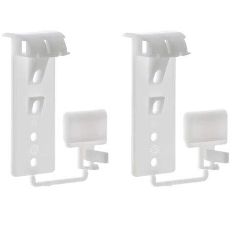 2x Tulipe de guidage de volet roulant universelle et réversible pour le guidage du tablier pendant l'enroulement adaptable volets bloc-baie Accessoire Store Fenêtre Ouverture Fermeture
